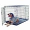 Pet Adobe Pet Adobe Double Door Folding Metal Crate 42-Inch with Divider, Plastic Leak-Proof Tray, Dogs, Large 702524KTP - alternate 1